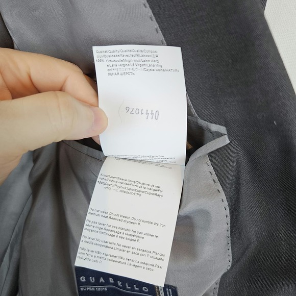 Hugo Boss guabello 130's blazer, Charcoal, size 44/R‎ - Picture 5 of 6
